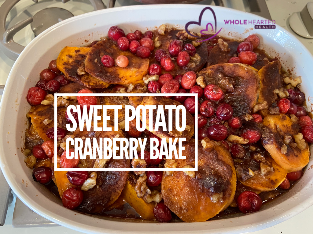 Sweet Potato Cranberry Bake Wholehearted Health 1909