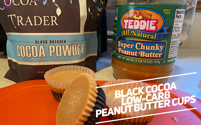 Black Cocoa Low-Carb Peanut Butter Cups