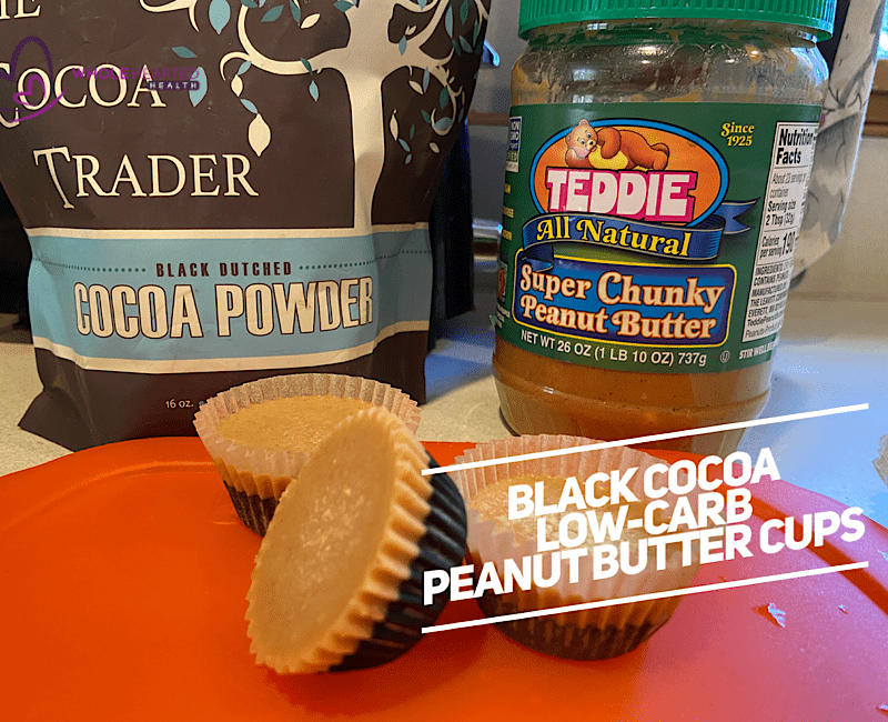 Black Cocoa Low-Carb Peanut Butter Cups