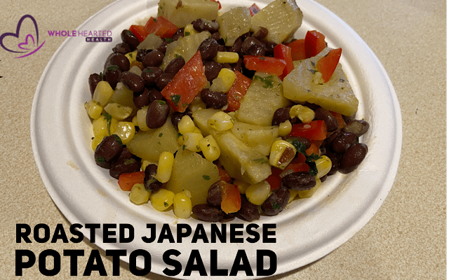 Roasted Japanese Sweet Potato Salad