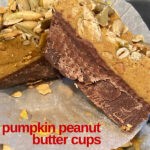 pumpkin peanut butter cups